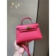 Hermes Kelly Mini II Bag Epsom Leather In Rose eLipstick CTN High