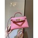 Hermes Kelly Mini II Bag Epsom Leather In Rose Saiura CTN High