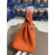 Hermes Birkin 25/30/35cm Bag Togo Leather In Orange WAX High