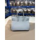 Hermes Birkin 25/30/35cm Bag Togo Leather In Blue Pale WAX High