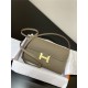 Hermes Constance To Go Long Wallet Epsom Leather Etoupe Gold-Metal WAX High