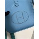 Hermes Evelyne III TPM Mini Bag Togo Leather In Blue WAX High