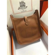 Hermes Evelyne III PM Bag Calfskin In Camel High