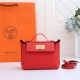 Hermes 2424 Mini Bag EVE Leather WAX Red High