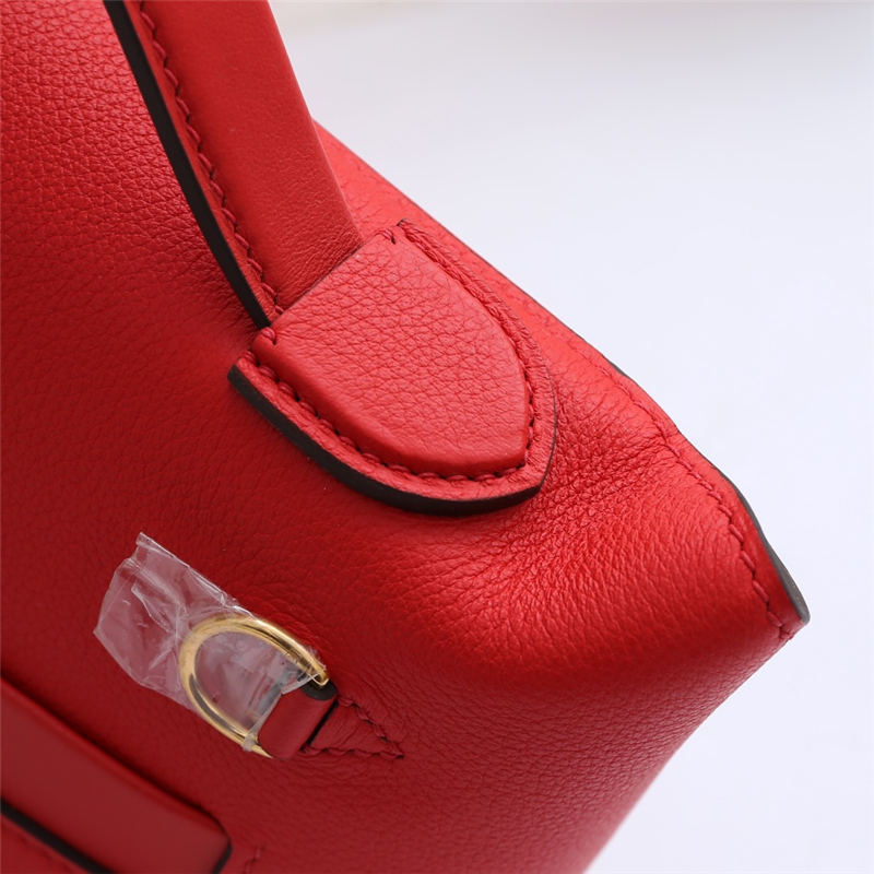 Hermes 2424 Mini Bag EVE Leather WAX Red High