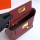 Hermes 2424 Mini Bag EVE Leather WAX Burgundy High