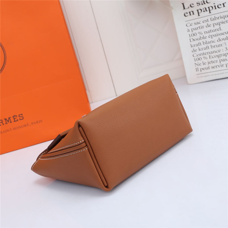 Hermes 2424 Mini Bag EVE Leather WAX Brown High