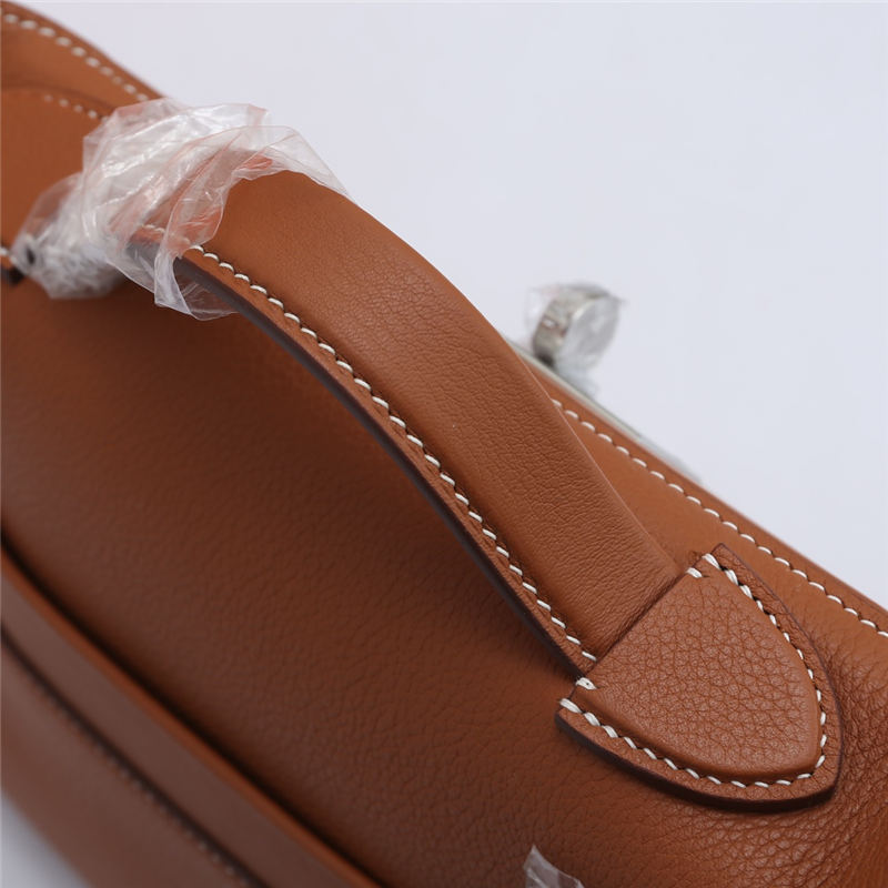 Hermes 2424 Mini Bag EVE Leather WAX Brown High