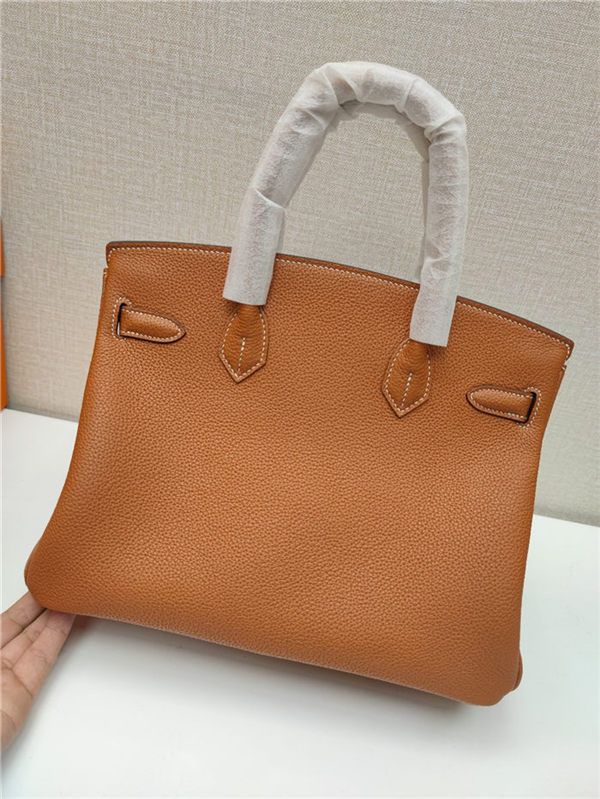 Hermes Birkin 25/30/35cm Bag Togo Leather In Gold WAX High