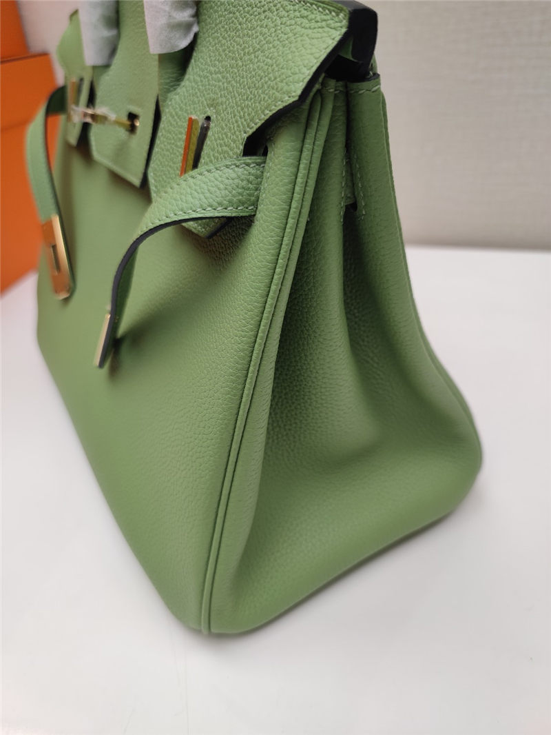 Hermes Birkin 25/30/35cm Bag Togo Leather In Vert Criquet Green WAX High