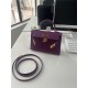 Hermes Kelly Mini II Bag Epsom Leather WAX Silver/Gold Metal Anemone High