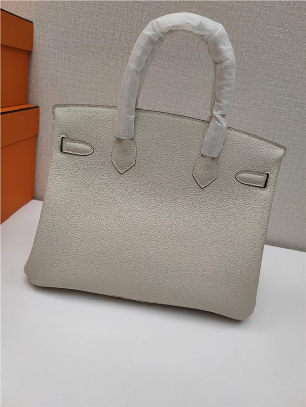 Hermes Birkin 25/30/35cm Bag Togo Leather In Craie WAX High