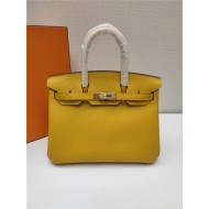 Hermes Birkin 25/30/35cm Bag Togo Leather In Yellow WAX High