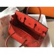 Hermes Birkin 25/30/35cm Bag Calfskin Silver/Gold Metal In Red High