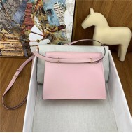 Hermes Kelly Danse 22cm Evercolor WAX Rose Saiura Silver Metal High