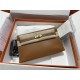 Hermes Kelly Elan 27cm Goatskin Gold Gold-Metal WAX High