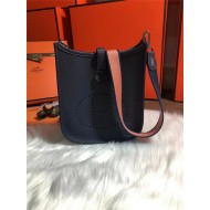 Hermes Evelyne III TPM Mini Bag Calfskin In Navy High