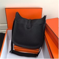 Hermes Evelyne III PM Bag Calfskin In Black High