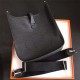 Hermes Evelyne III PM Bag Calfskin In Black High