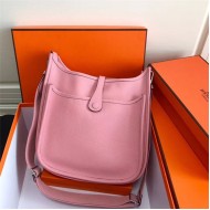 Hermes Evelyne III PM Bag Calfskin In Pink High