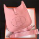 Hermes Evelyne III PM Bag Calfskin In Pink High