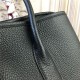 Hermes Garden Party 30/36 Bag Togo Calfskin In Black High