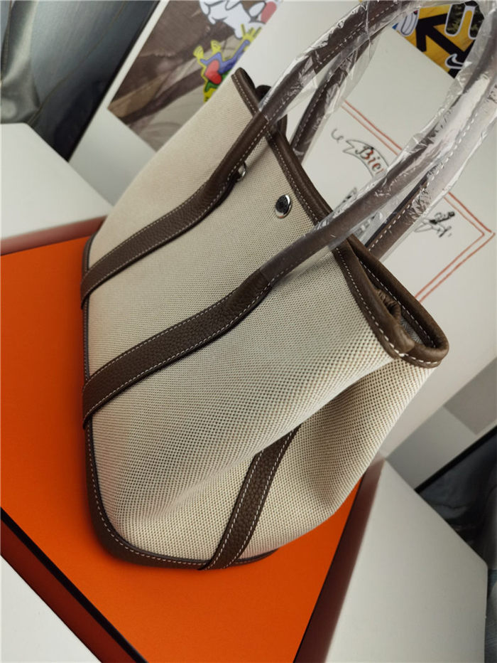 Hermes Garden Party 30/36 Bag Canvas&Togo WAX High