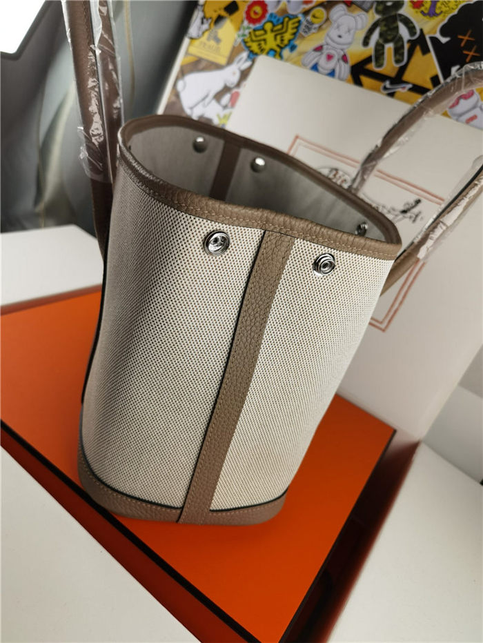 Hermes Garden Party 30/36 Bag Canvas&Togo WAX High