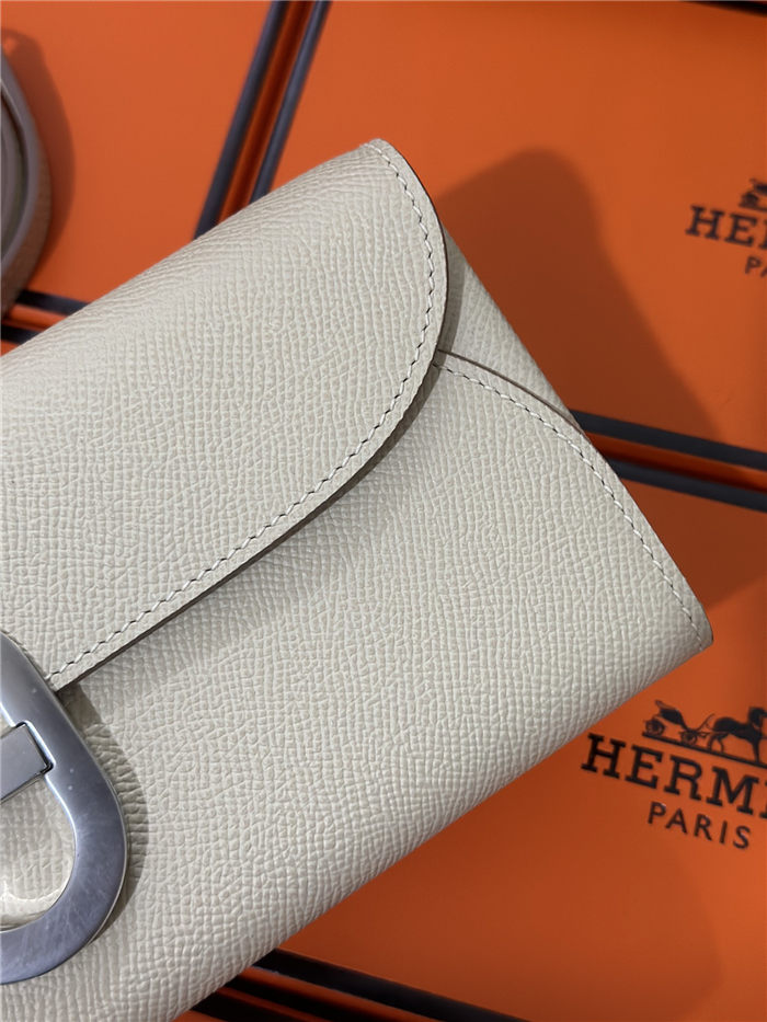 Hermes Chaine D Ancre To Go wallet Epsom calfskin WAX Craie High