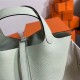 Hermes Picotin Lock 18/22 Bag Togo Leather In Vert Fizz-Silver WAX High