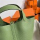 Hermes Picotin Lock 18/22 Bag Togo Leather In Vert Criquet-Gold WAX High