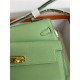 Hermes Kelly Sellier 25 Epsom WAX Green High