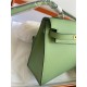 Hermes Kelly Sellier 25 Epsom WAX Green High