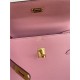 Hermes Kelly Sellier 25 Epsom WAX Pink High