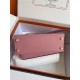 Hermes Kelly Sellier 25 Epsom WAX Pink High