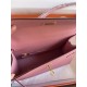 Hermes Kelly Sellier 25 Epsom WAX Pink High