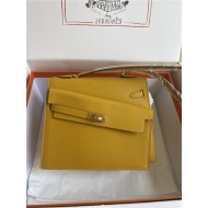 Hermes Kelly Sellier 25 Epsom WAX Yellow High