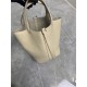 Hermes Picotin 18 Bag Clemence Leather In Beige High