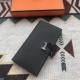 Hermes Bearn Gusset Wallet Epsom Calfskin Black High