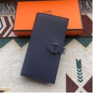 Hermes Bearn Gusset Wallet Epsom Calfskin High