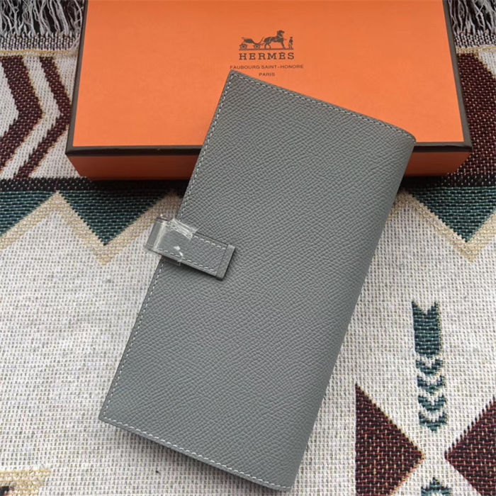 Hermes Bearn Gusset Wallet Epsom Calfskin High