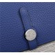 Hermes Dogon Combine Wallet Calfskin In Royal Blue High