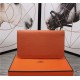 Hermes Dogon Combine Wallet Calfskin In Orange High