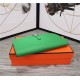 Hermes Dogon Combine Wallet Calfskin In Green High