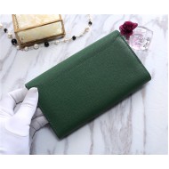 Hermes Constance Long Wallet Epsom Calfskin In Olive High