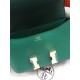 Hermes Mini Constance 18cm/24cm Epsom Bag Silver/Gold Metal Green High