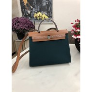 Hermes Herbag 31 bag Canvas and Leather Olive High