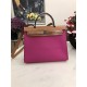 Hermes Herbag 31 bag Canvas and Leather Fuchsia High