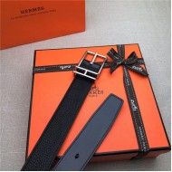 Hermes Nathan 32 reversible belt Togo Black High