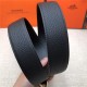 Hermes Nathan 32 reversible belt Togo Black High